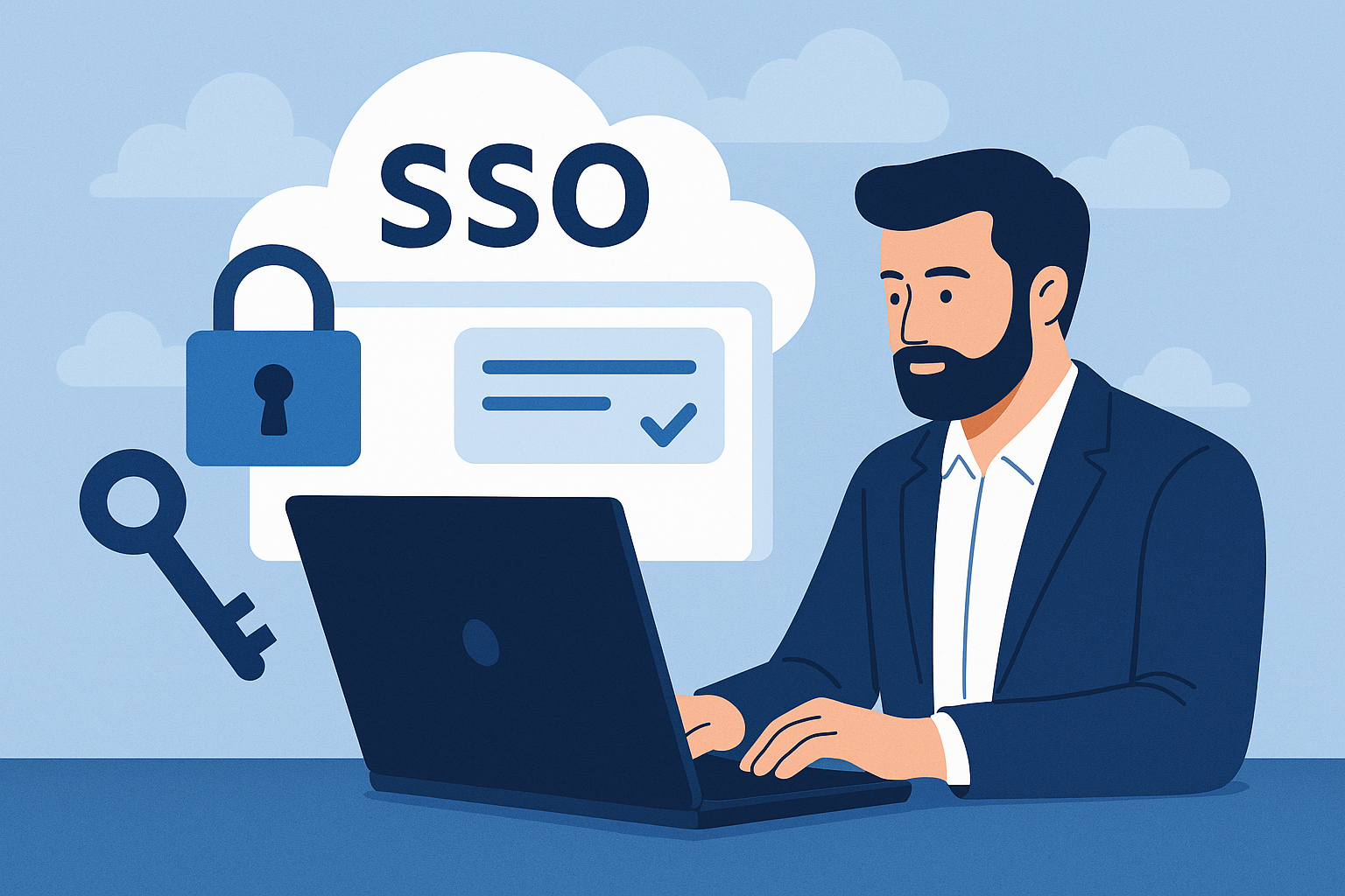 「ログインが面倒」「パスワード管理が煩雑」そんな悩みをシングルサインオン（SSO）で解決