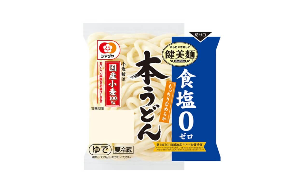 「健美麺」食塩ゼロ 本うどん